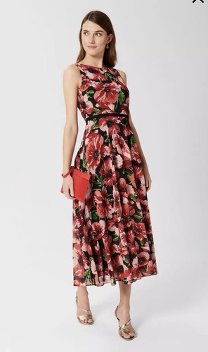 Hobbs carly floral multi red - hobbs,