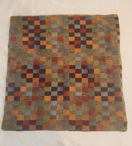 Sis check slipcover cushion - check,