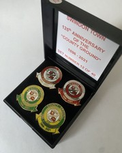 SWINDON TOWN Football Club FC Badge LTD ED 125th GROUND ANNIVERSARY 2023 Box Set