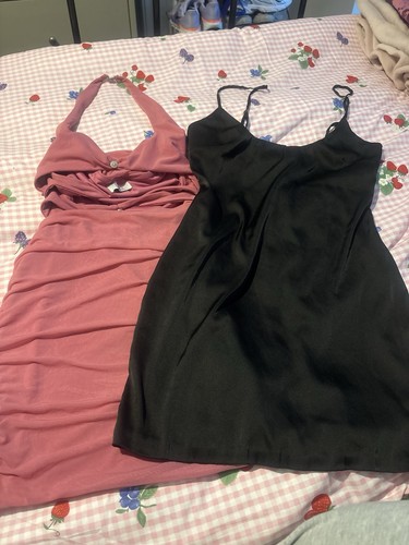 Polly pink black ruched - oh, &