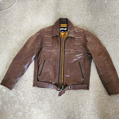 Schott leather biker - schott,