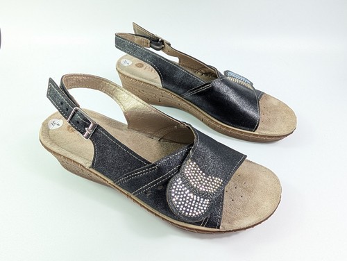 Pavers navy leather riptape - navy,
