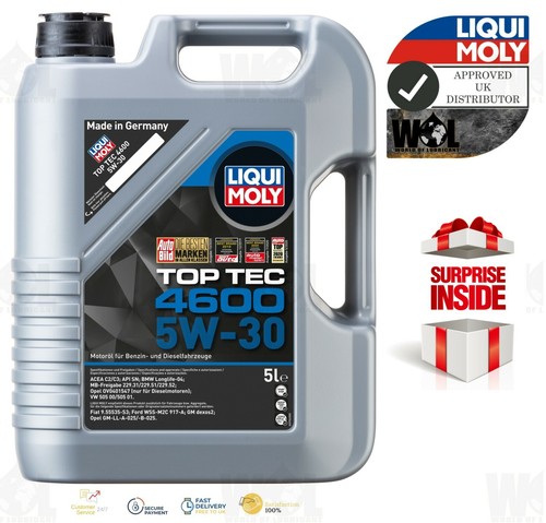 5w30 engine oil liqui moly - oil, top