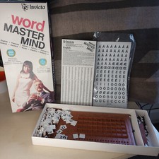 Vintage 1975 Word Master Mind BOARD GAME COMPLETE