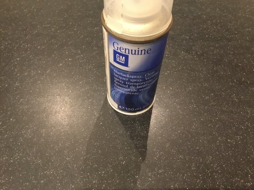 Oem vauxhall clear coat - clear, nos
