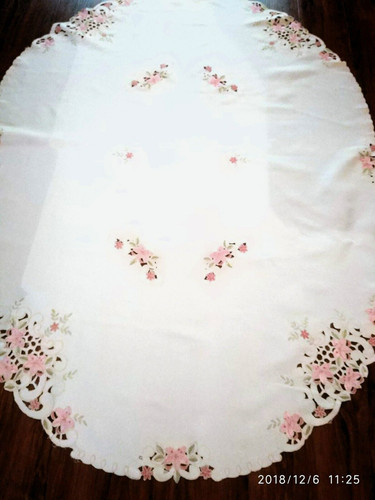 Tablecloth oval with - oval,