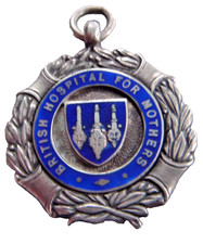 1922 Silver Enamel Fob