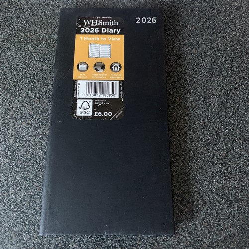 Whsmith 2026 diary small - diary, slim