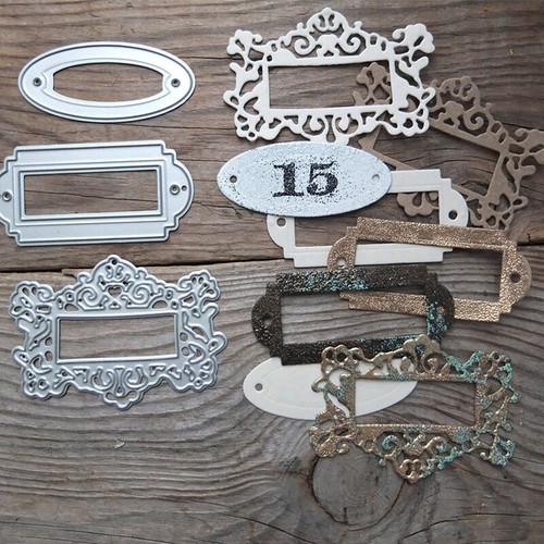 Label frame metal cutting dies - label,