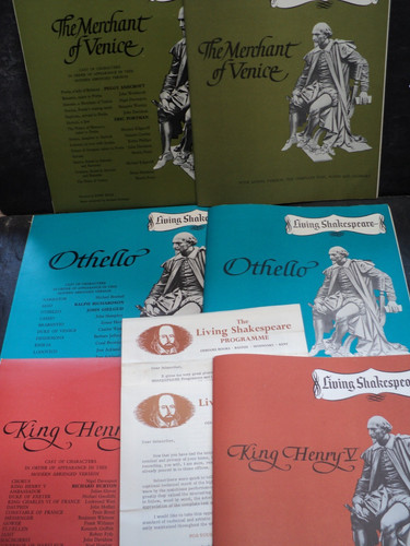 1960s living shakespeare - 1960s, shakespeare: