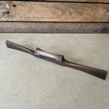 Wooden Spokeshave Plane Tool Wood scraper Woodworking Carpentry Spoke Shave Vtg