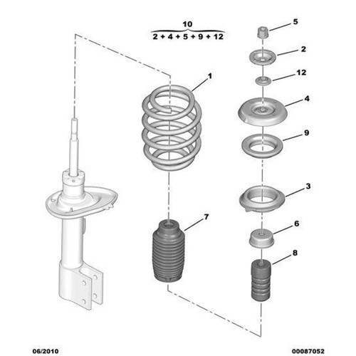 Shock absorber control cup - shock,