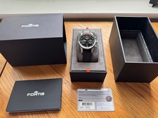 Fortis Flieger F-43 Chronograph Watch on leather strap