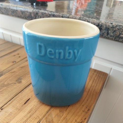 Denby azure blue - azure, oval
