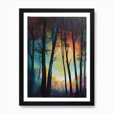 Twilight Forest 1 Art Print