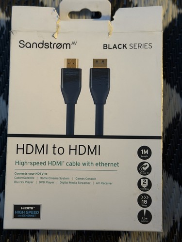 Sandstrom black series - series, hdmi