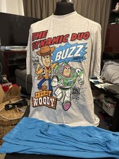 Toy Story mens Pajama Set - Sheriff Woody and Buzz Lightyear