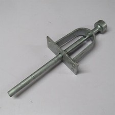 Galvanised field gate shoot - field,