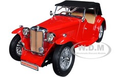 1947 MG TC MIDGET RED 1/18
