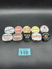 10 Vintage Ceramic Wade Whisky Bottle Pourers Toppers Vat 69 Johnny Walker #119