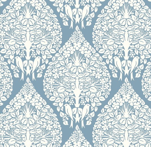 Cotton fabric voysey - voysey, in