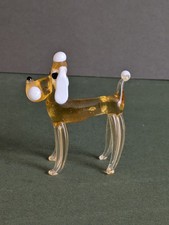 Vintage Miniature Glass Dog