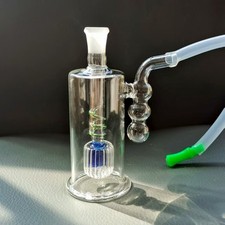 4'' Glass Bong Blue Filter