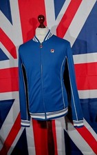 Fila Settanta Tracksuit Top - M - Blue - Mod Casuals Terraces