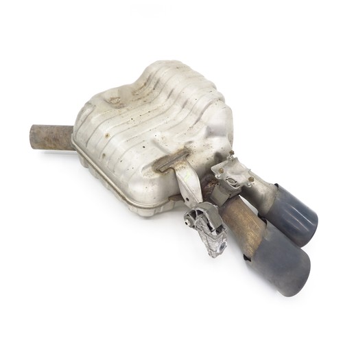 Rear exhaust silencer - exhaust,