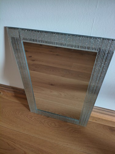 Sparkly glitter frame mirror