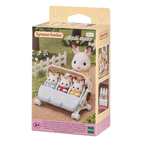 Sylvanian families triplet - families,