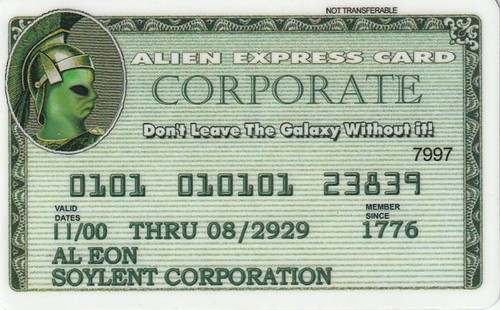 Alien express card - -, dont