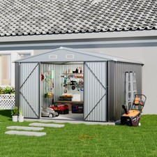 Garden Storage Shed Galvanised