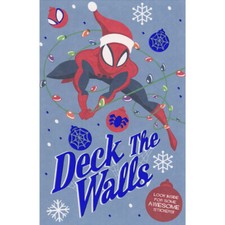 Spiderman Swinging from Light