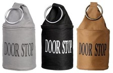 Fabric doorstop metal ring - doorstop,