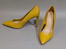 Zara Woman Yellow High Heeled Shoes, Size UK 4 (EU 37) Unworn
