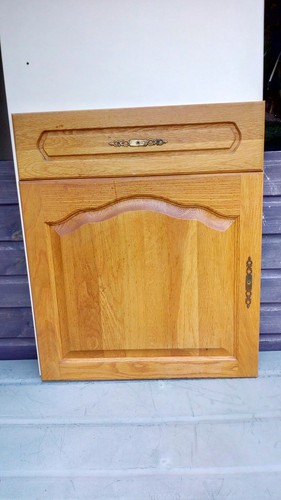 Solid light oak kitchen - light,