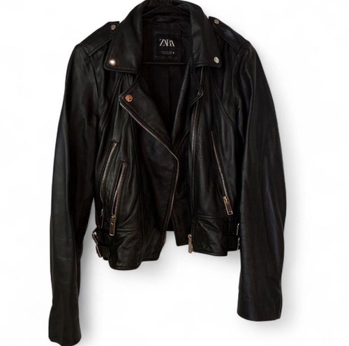Genuine black leather - genuine,