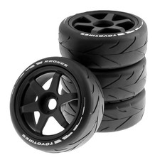 4 Pieces Rubber Wheel Tires