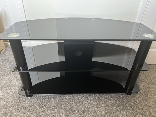 Black glass corner - glass, tv
