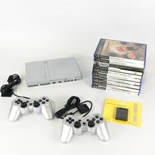 Sony PS2 Slim Silver Console