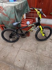 DYNO Crusher BMX 20" | RARE Black & NEON YELLOW Stunt Bicycle: Good Condition