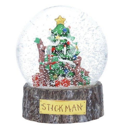Snowglobe stickman and - snowglobe,
