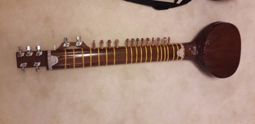 Electric sitar with case led - electric,