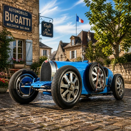 Bugatti type classic car - type, 35