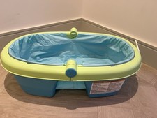 Newborn Baby Foldable Portable Bath Tub Bathing Shower Support Anti-Slip Bathtub