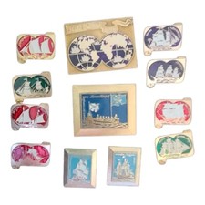 Russian Navy Ship Pins Brooch Commemorative Memorabilia - 12 Pins Total