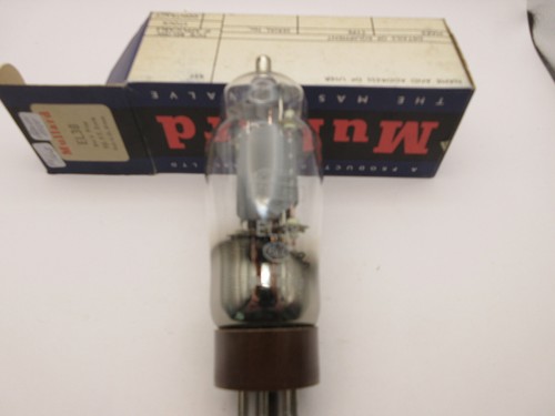 El38 mullard valve brown - valve, base