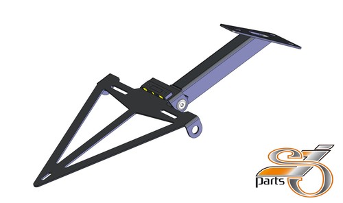 License plate holder suitable - license,