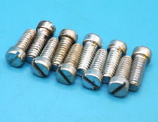 Ten Meccano bolts, part 111c, available in various finishes.
